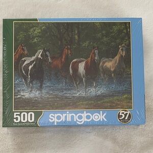 Springbok Running Horses Puzzle - 500 Pieces